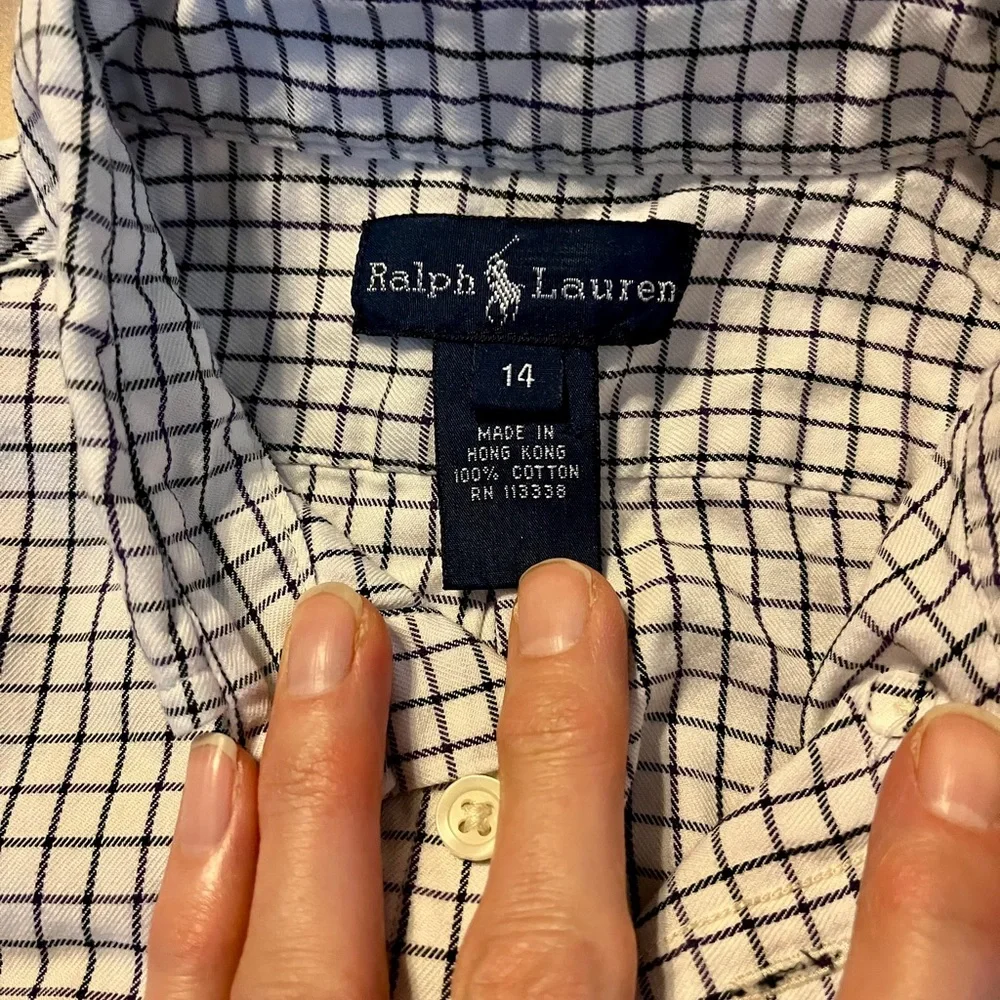 Ralph Lauren plaid pattern